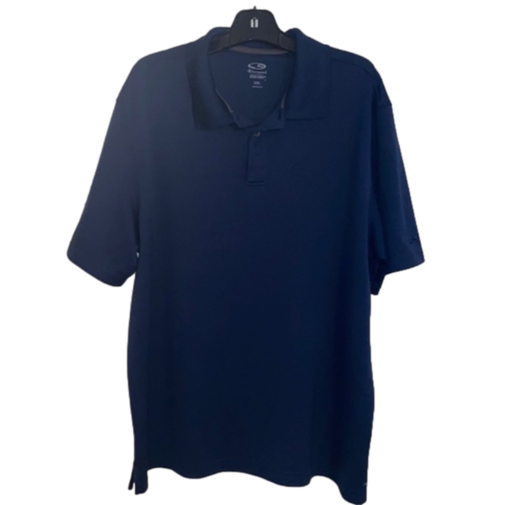10/$10 Champion DuoDry polo blue 2XL -bm